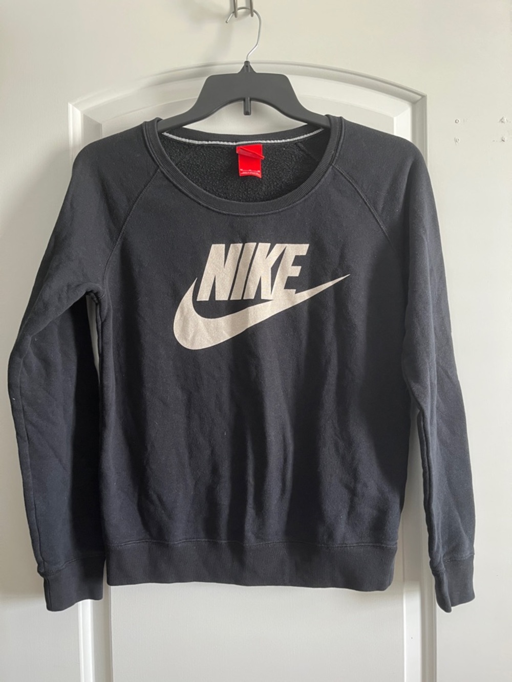 Nike Black Sweatshirt with White Logo